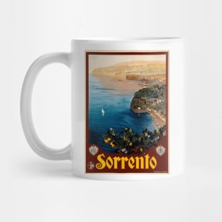 Sorrento, Italy - Vintage Travel Poster Design Mug